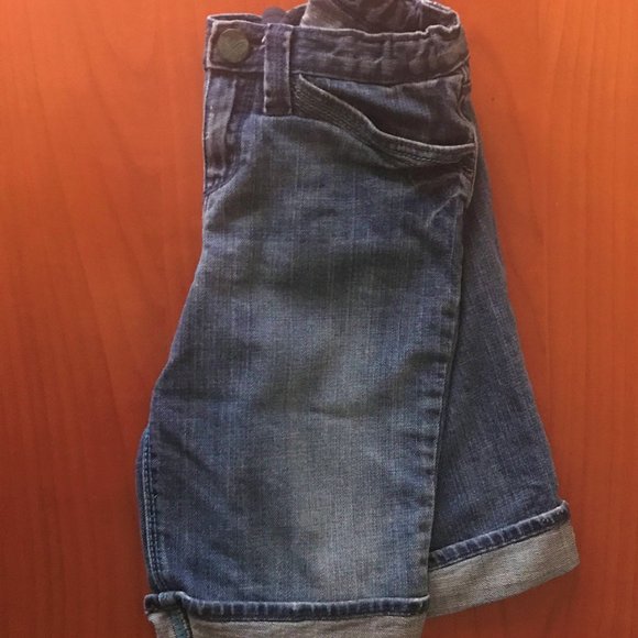 GAP Kids Denim Shorts 99% Cotton Adjustable Waist - Picture 1 of 4